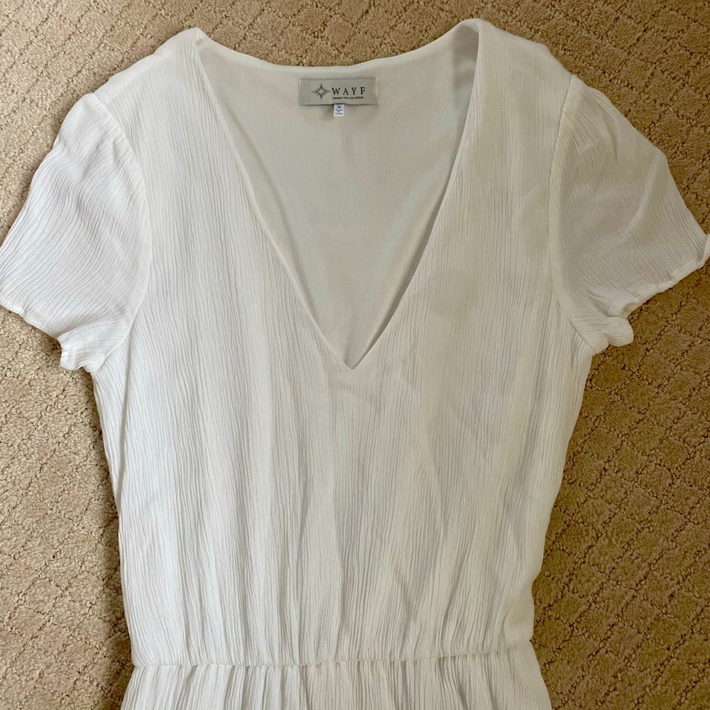 White WAYF Dress